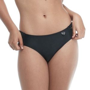 BODY GLOVE black Smoothies Ruby Swim bikini swimsuit Bottoms size large NWT